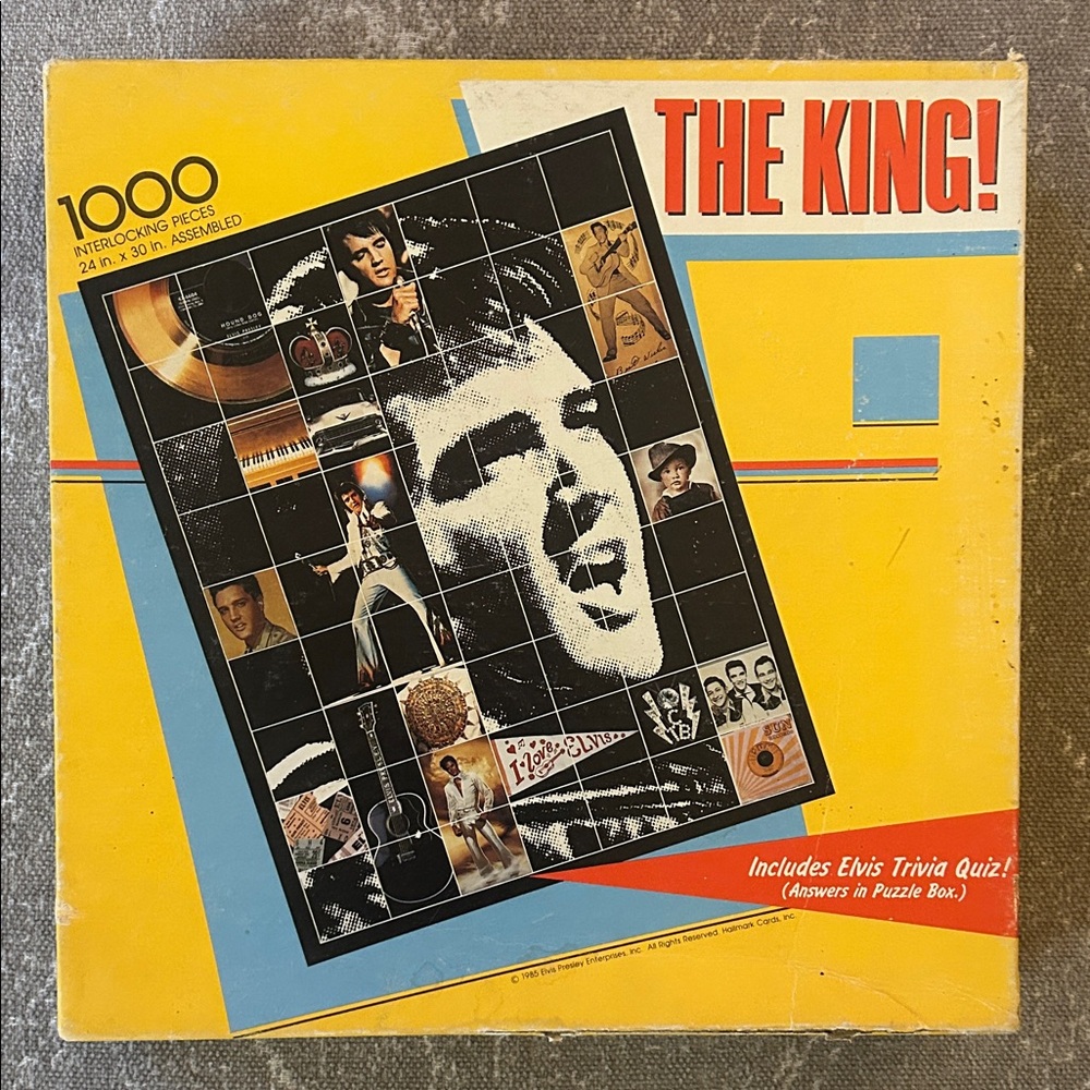 The King Elvis Presley Puzzle - 1000 Pieces